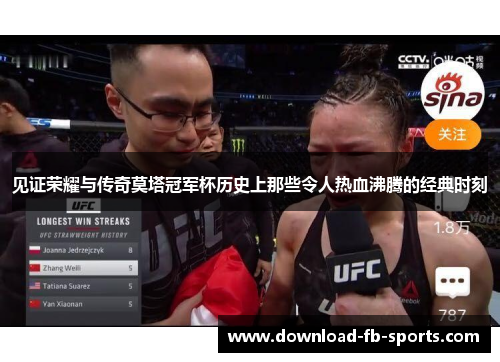 见证荣耀与传奇莫塔冠军杯历史上那些令人热血沸腾的经典时刻 见证荣耀与传奇莫塔冠军杯历史上那些令人热血沸腾的经典时刻